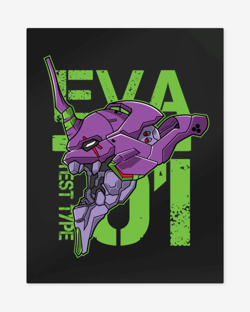 Print metalico Negro de Eva