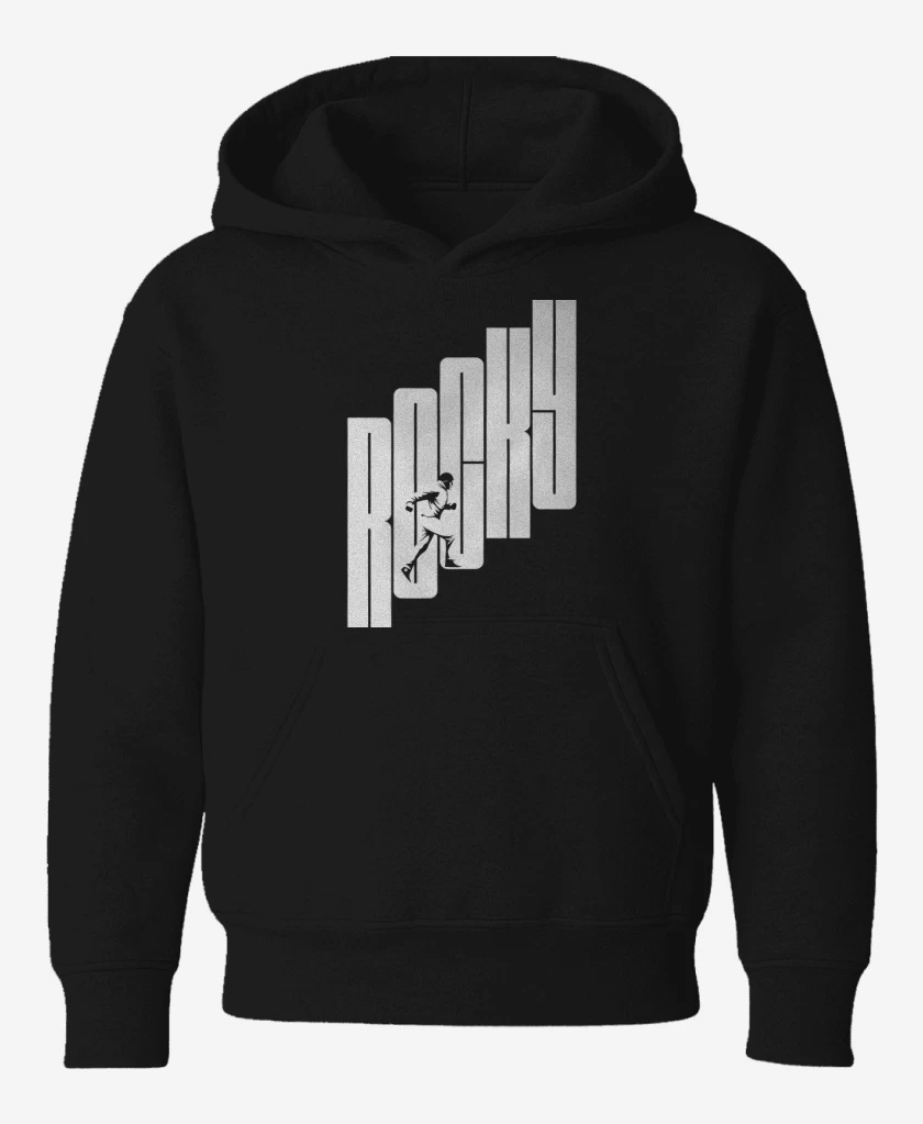 Poleron de niño Negro de Rocky Escalera