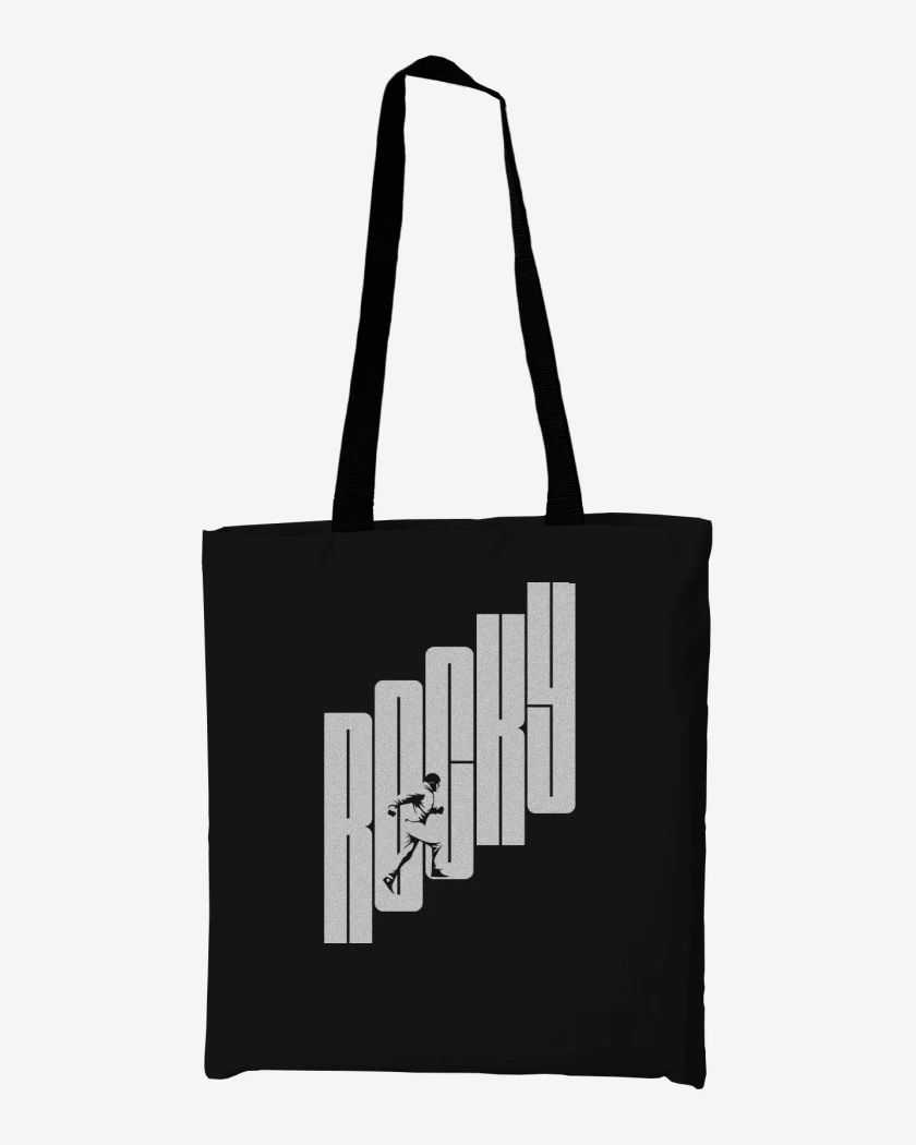 Totebag Negro de Rocky Escalera