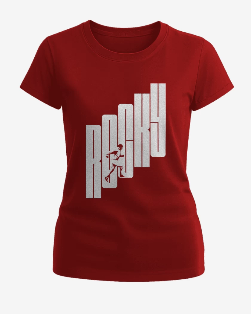 Polera de Mujer Rojo de Rocky Escalera