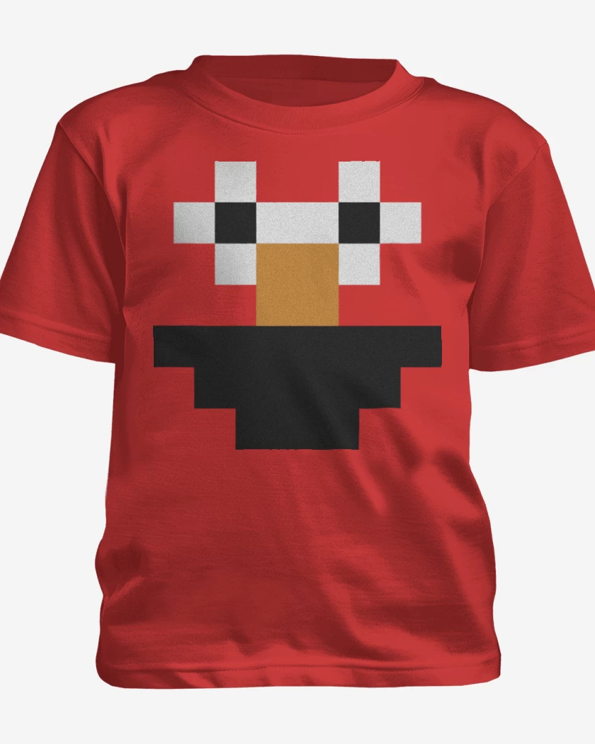 Polera de niño Rojo de Minecraft - Elmo Skin