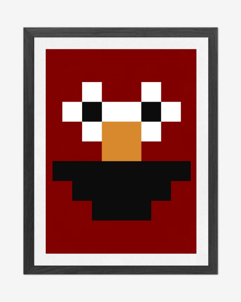 Cuadro decorativo Minecraft - Elmo Skin