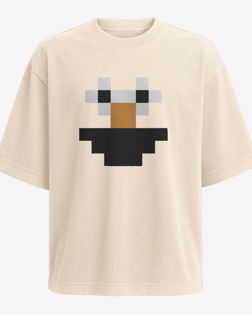 Polera Oversize Minecraft - Elmo Skin