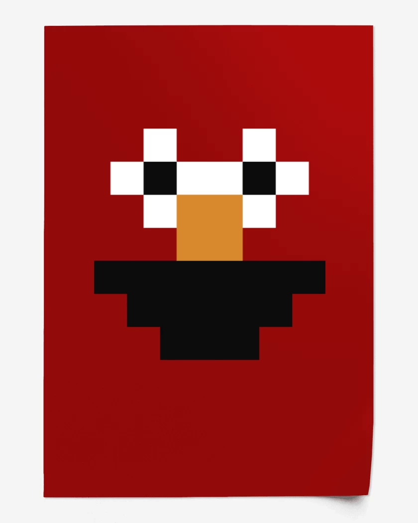 Print Minecraft - Elmo Skin
