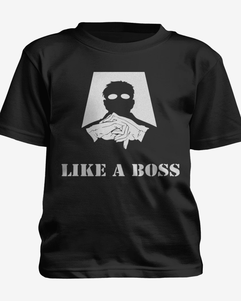 Polera de niño Negro de Like a boss