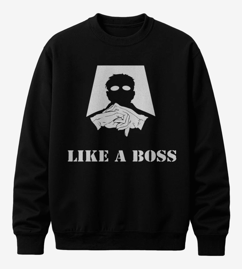 Poleron polo Negro de Like a boss