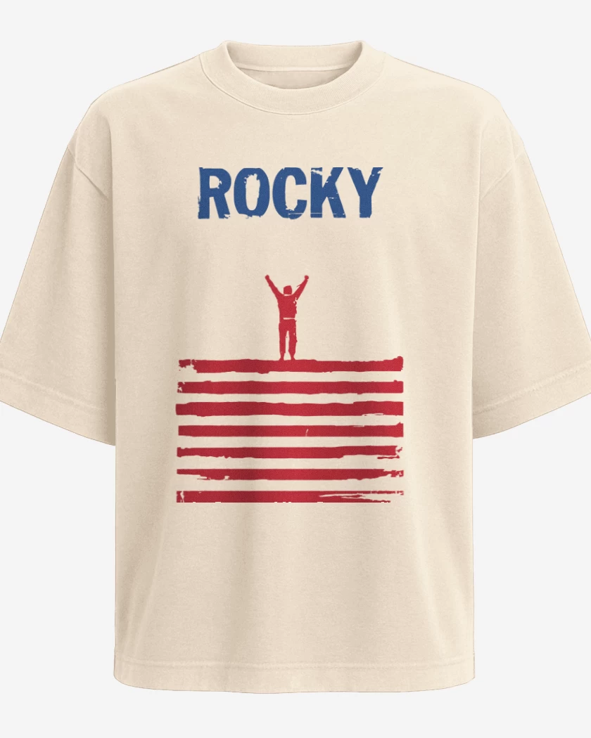 Polera Oversize Rocky Bandera