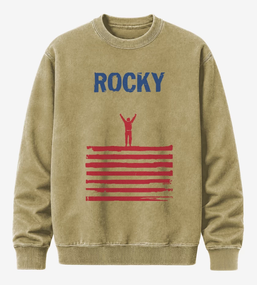 Poleron Polo Acid Wash Beige de Rocky Bandera