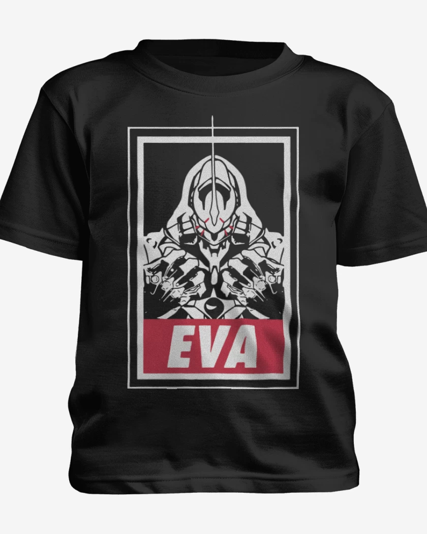 Polera de niño Negro de eva 3