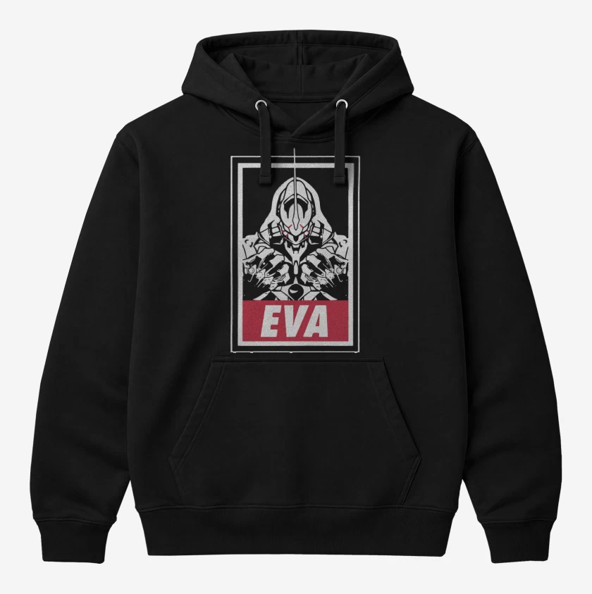 Polerón Canguro Negro de eva 3