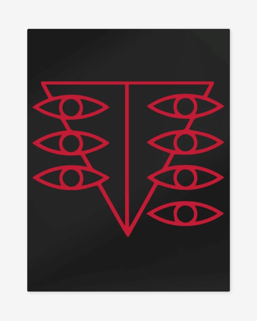 Print metalico Negro de Eva 4