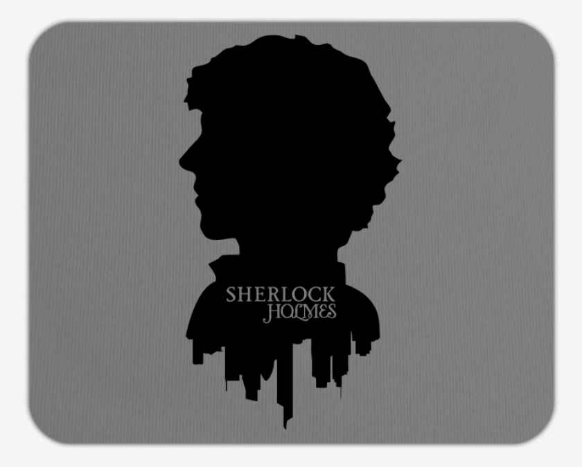 Mousepad Sherlock Holmes Face