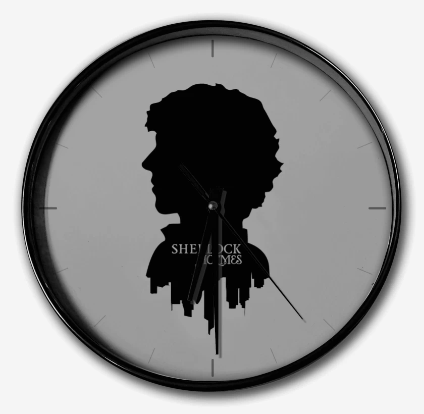 Reloj Gris Melange de Sherlock Holmes Face