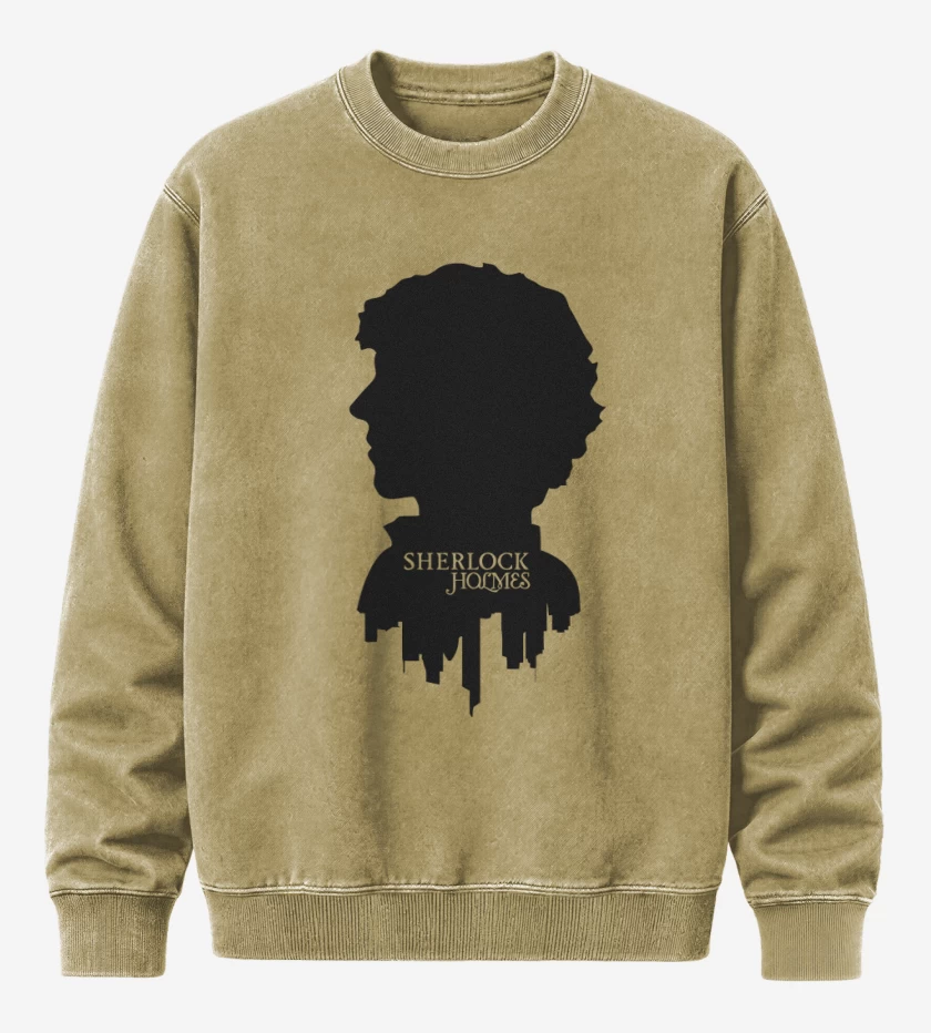 Poleron Polo Acid Wash Beige de Sherlock Holmes Face