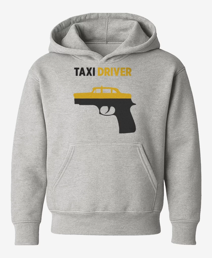 Poleron de niño Gris Melange de Taxi Driver Pistola