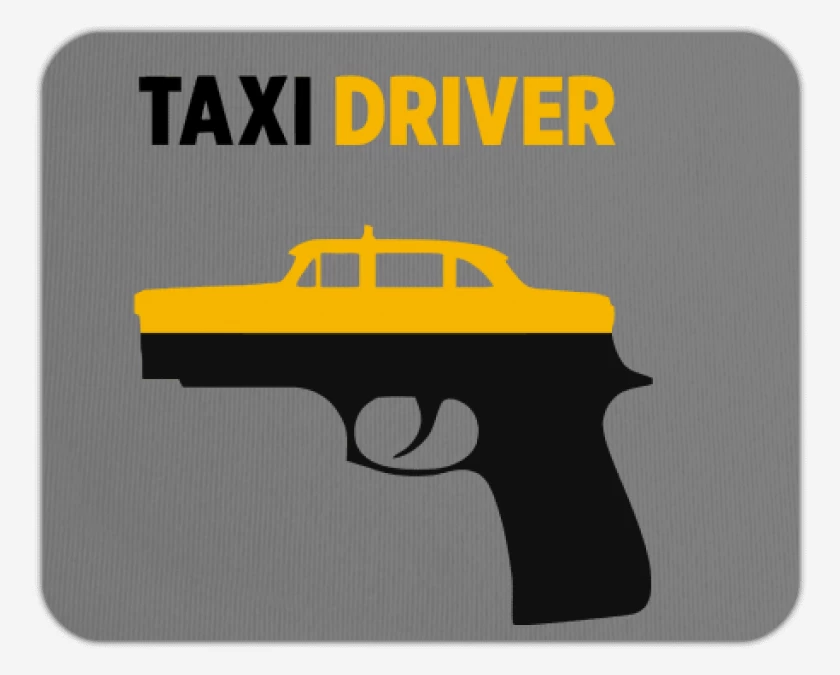 Mousepad Taxi Driver Pistola