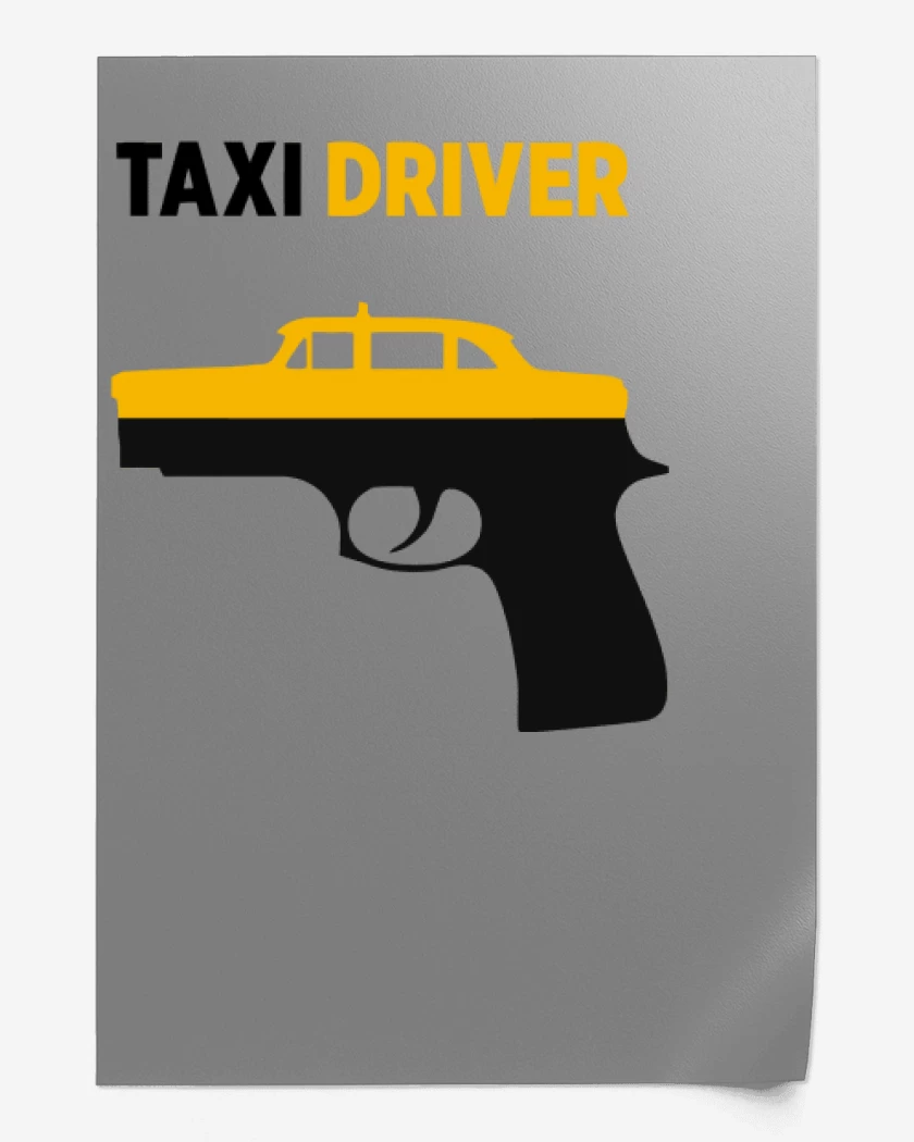 Print Taxi Driver Pistola