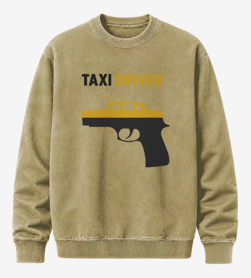 Poleron Polo Acid Wash Beige de Taxi Driver Pistola