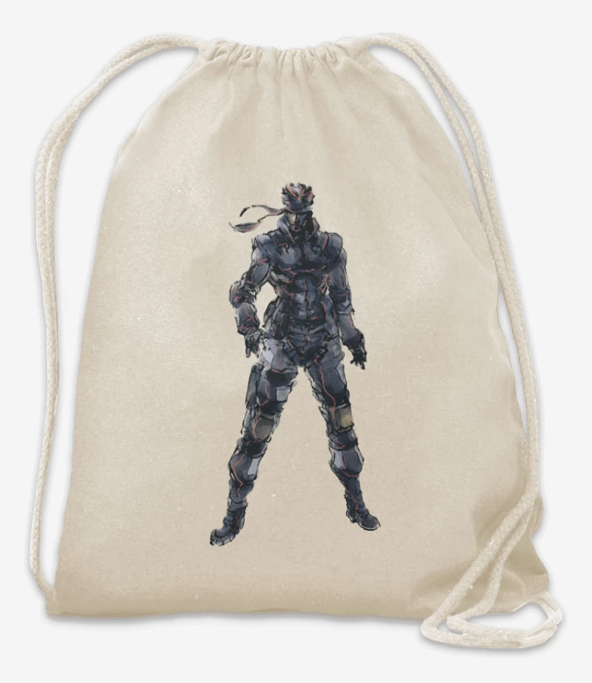 Mochila Blanco de Solid Snake