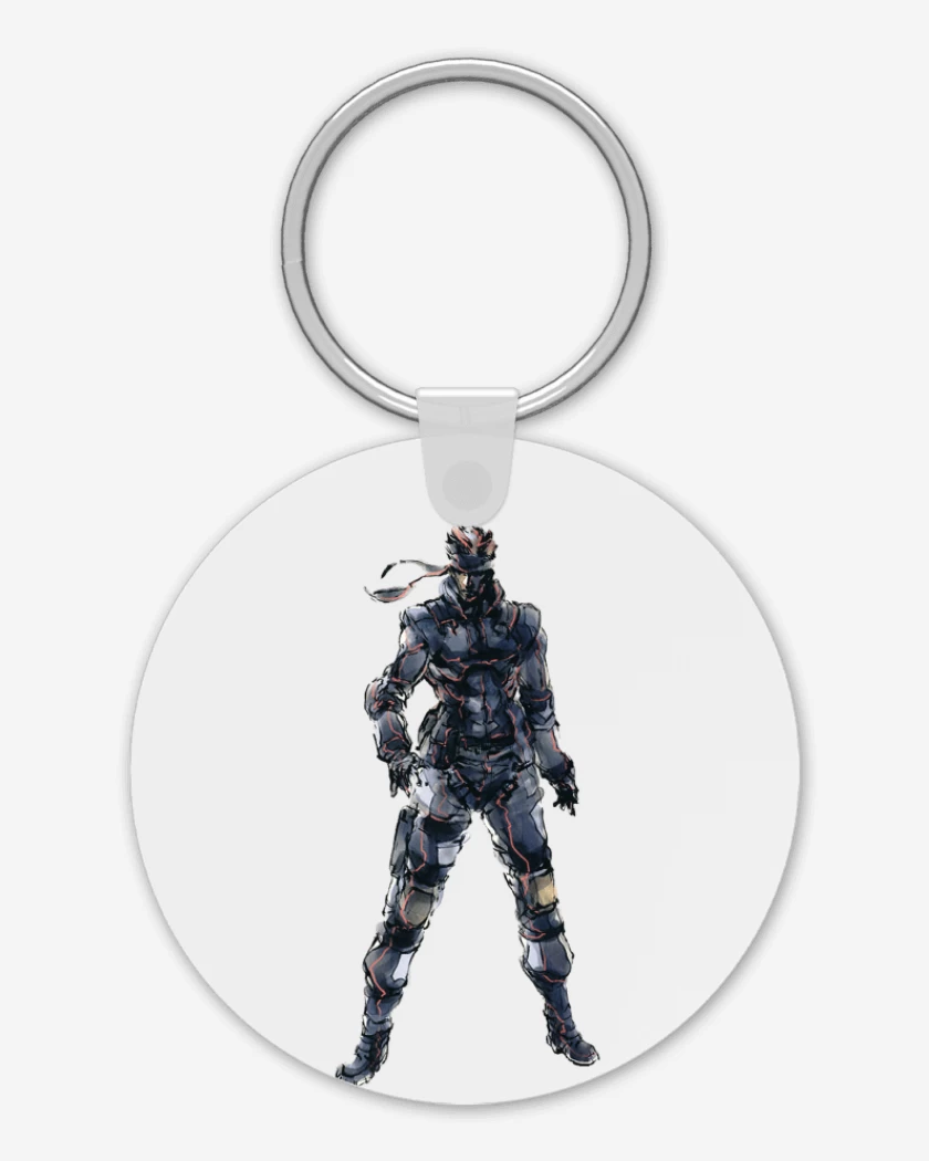 Llavero Blanco de Solid Snake
