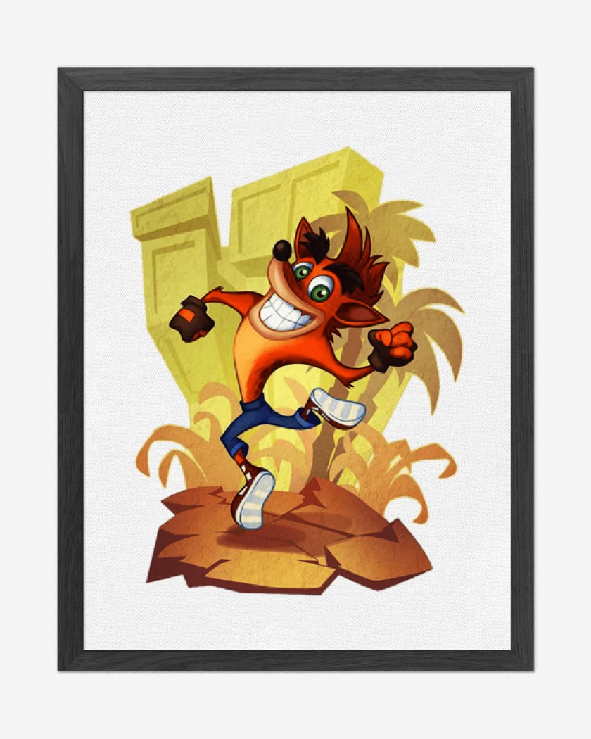 Cuadro decorativo Crash