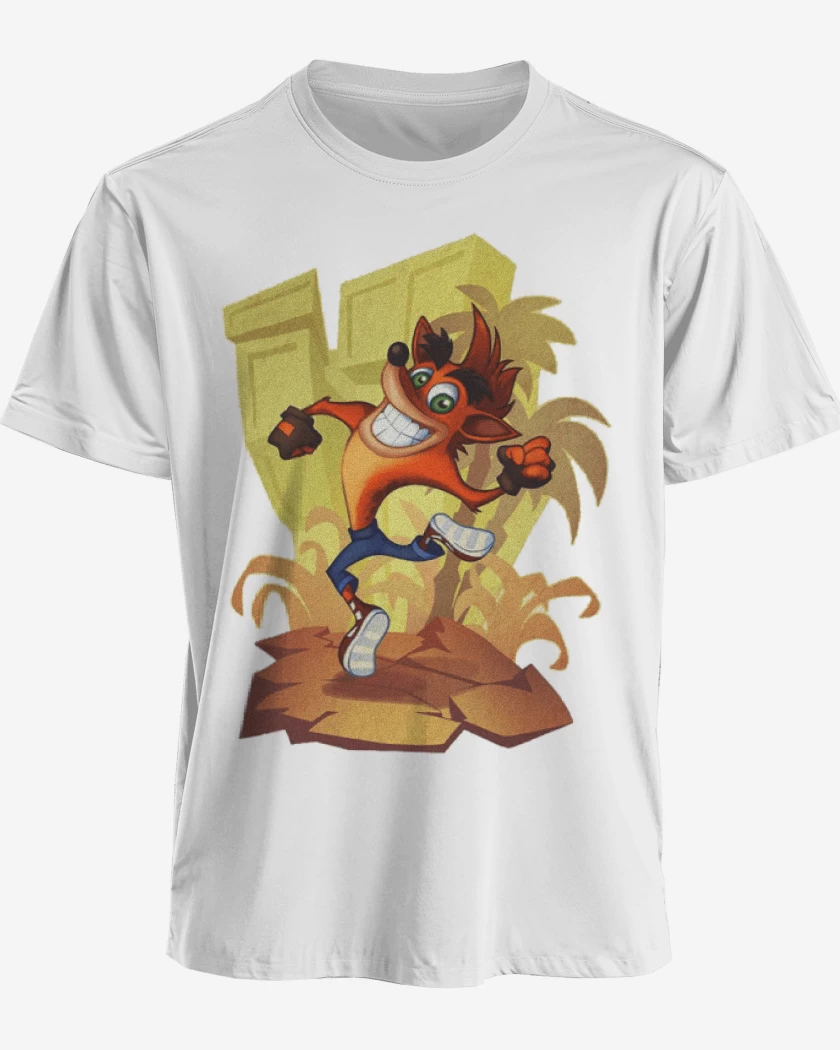 Polera premium Blanco de Crash