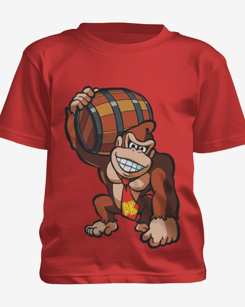 Polera de niño Rojo de Donkey Kong