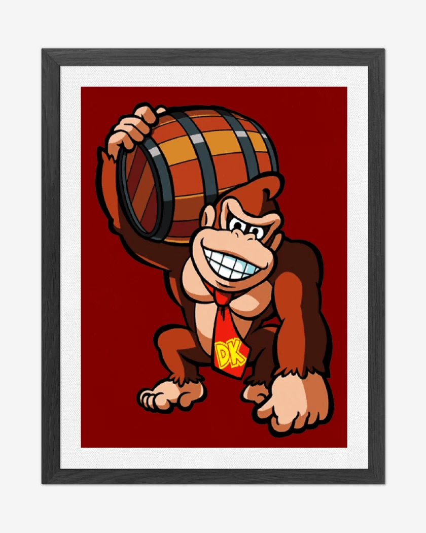 Cuadro decorativo Donkey Kong