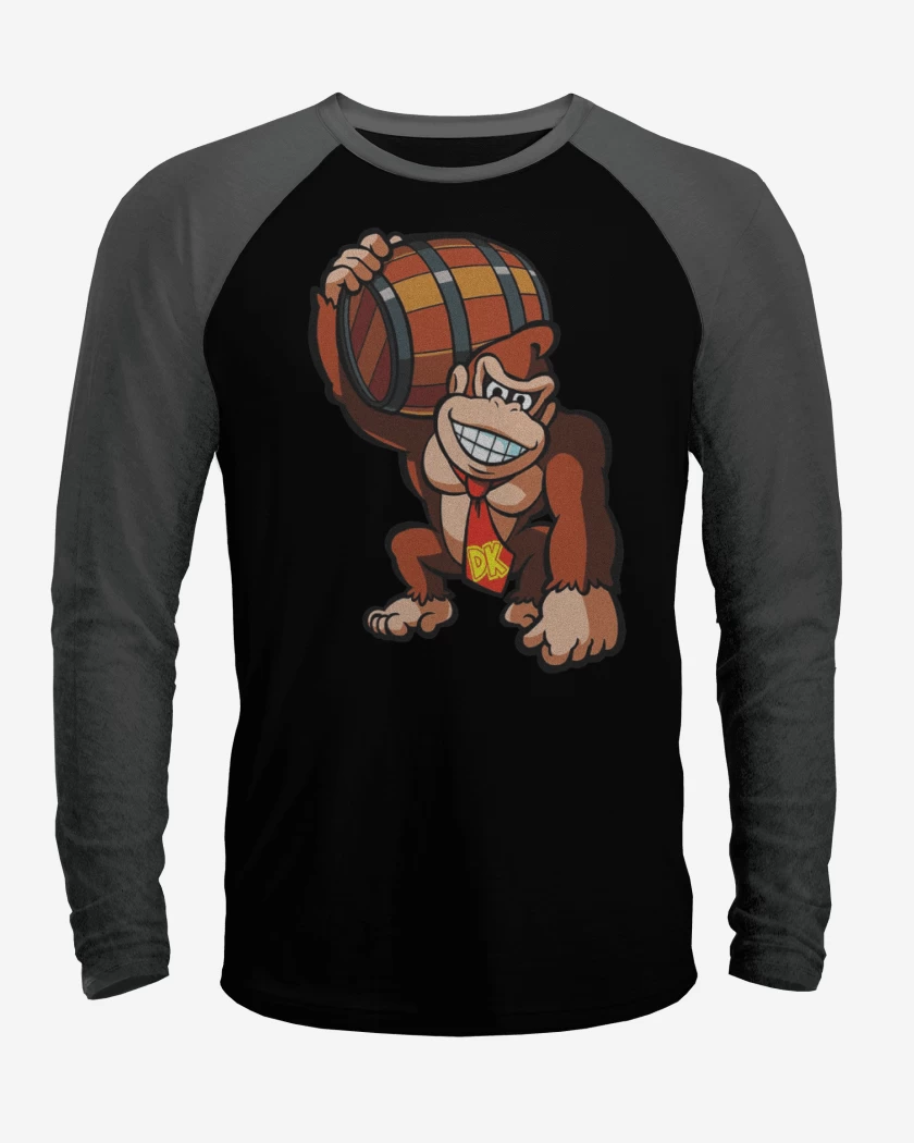 Polera Raglan Donkey Kong