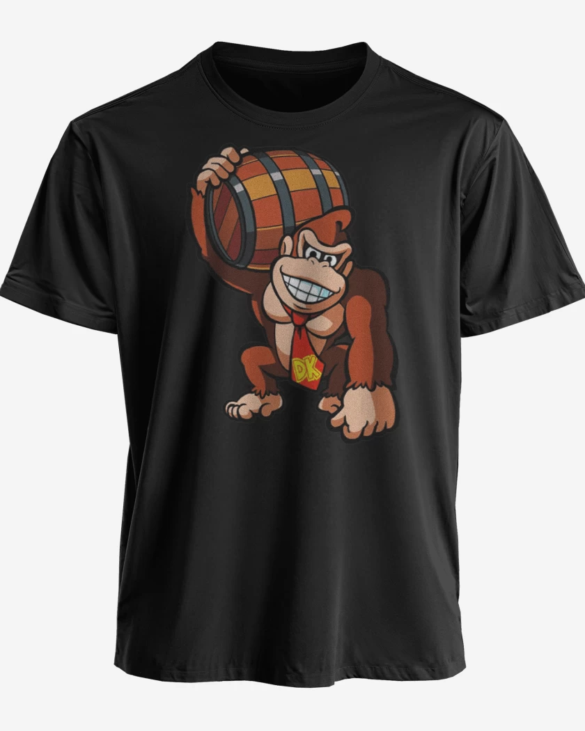 Polera premium Negro de Donkey Kong