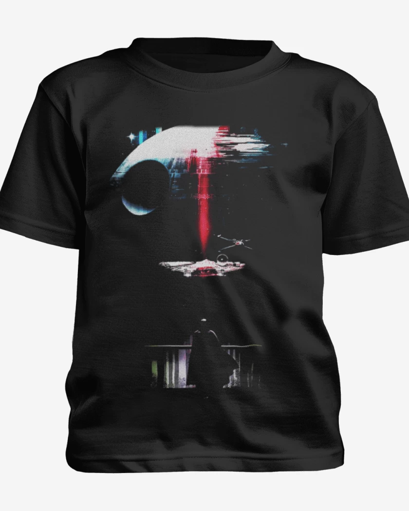 Polera de niño Negro de Estrella de la muerte