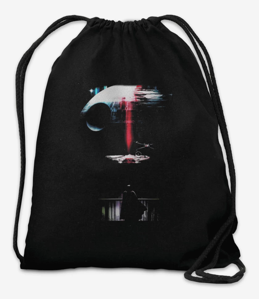 Mochila Negro de Estrella de la muerte