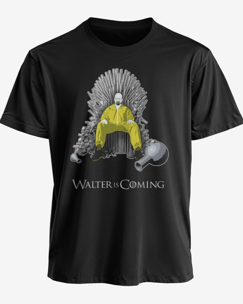 Polera premium Negro de Walter is coming