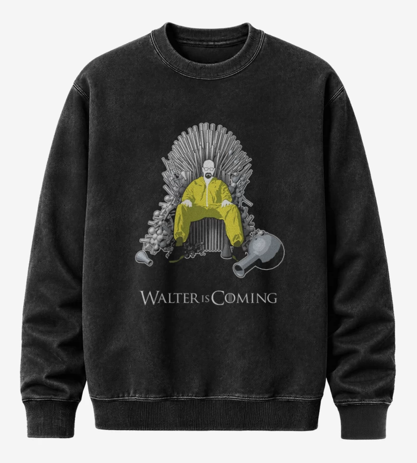 Poleron Polo Acid Wash Negro de Walter is coming