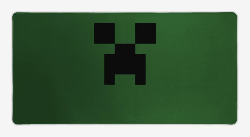 Mouse pad Gamer Verde jade de Minecraft - Creeper