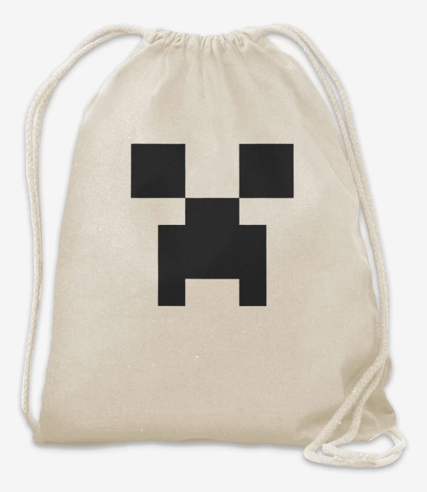 Mochila Blanco de Minecraft - Creeper