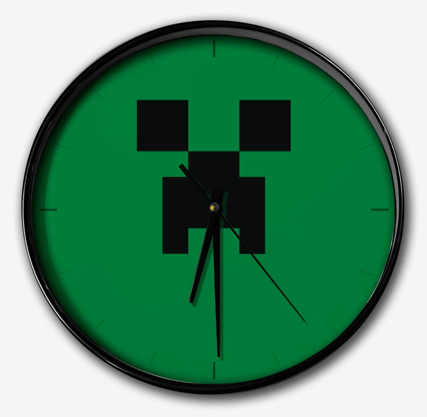 Reloj Verde jade de Minecraft - Creeper
