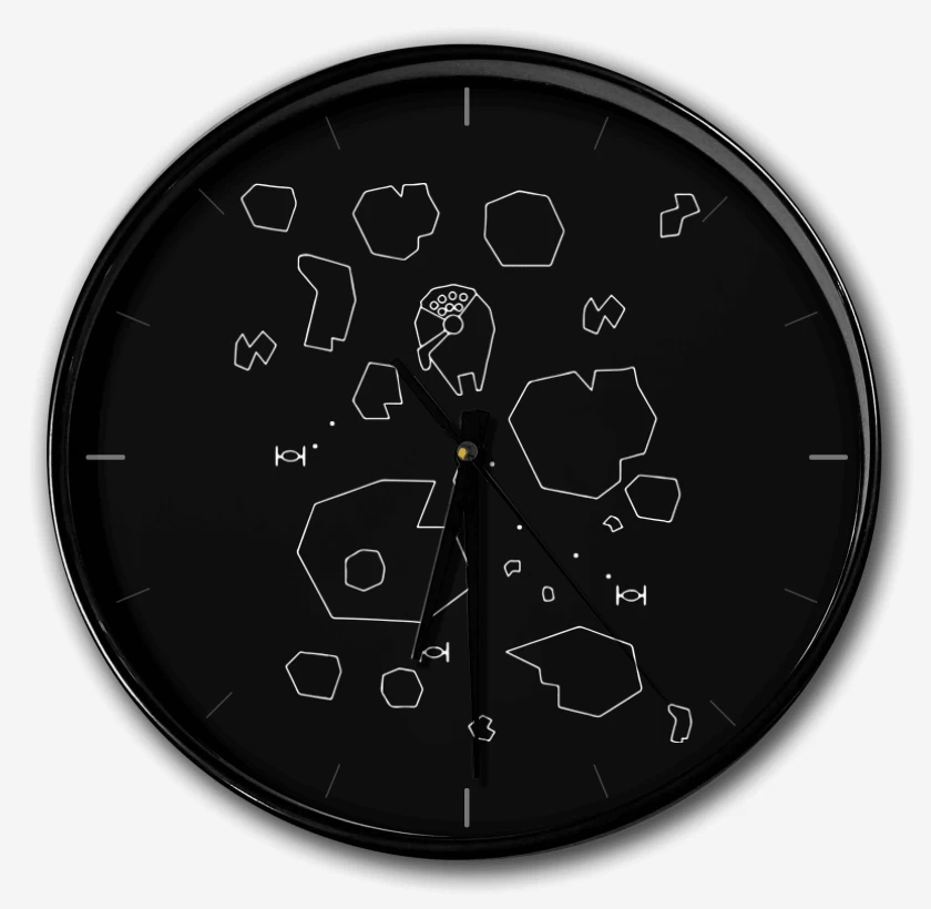 Reloj Negro de Millennium Asteroids