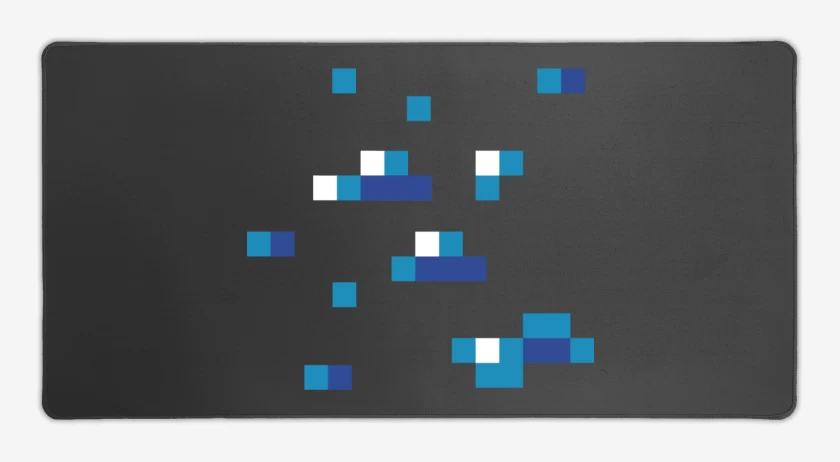 Mouse pad Gamer Carbon de Minecraft - Diamond Block