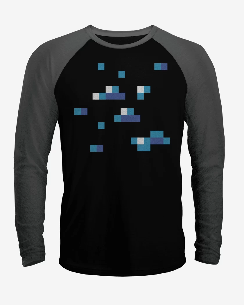 Polera Raglan Minecraft - Diamond Block