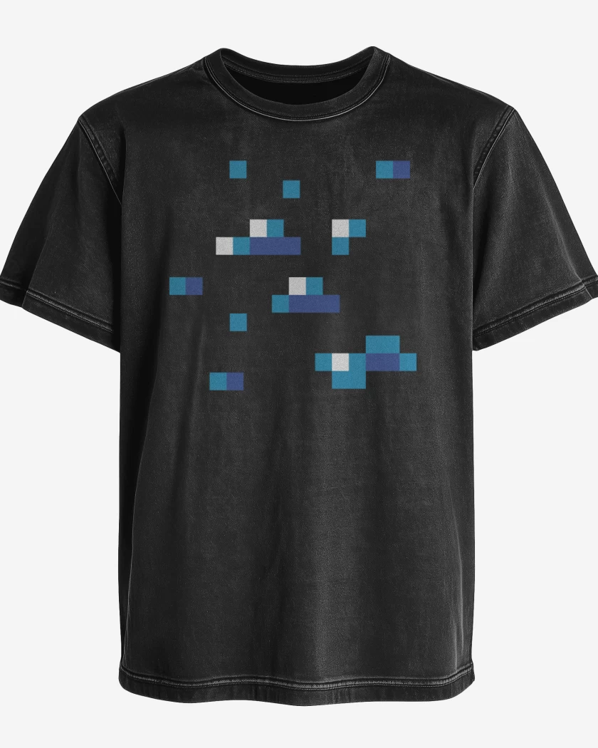 Polera desgastada Minecraft - Diamond Block