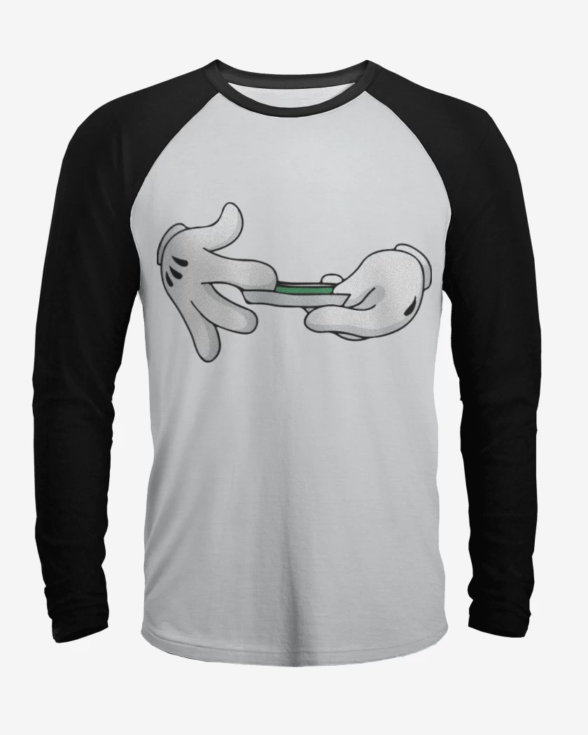 Polera Raglan Mickey Hands - 1