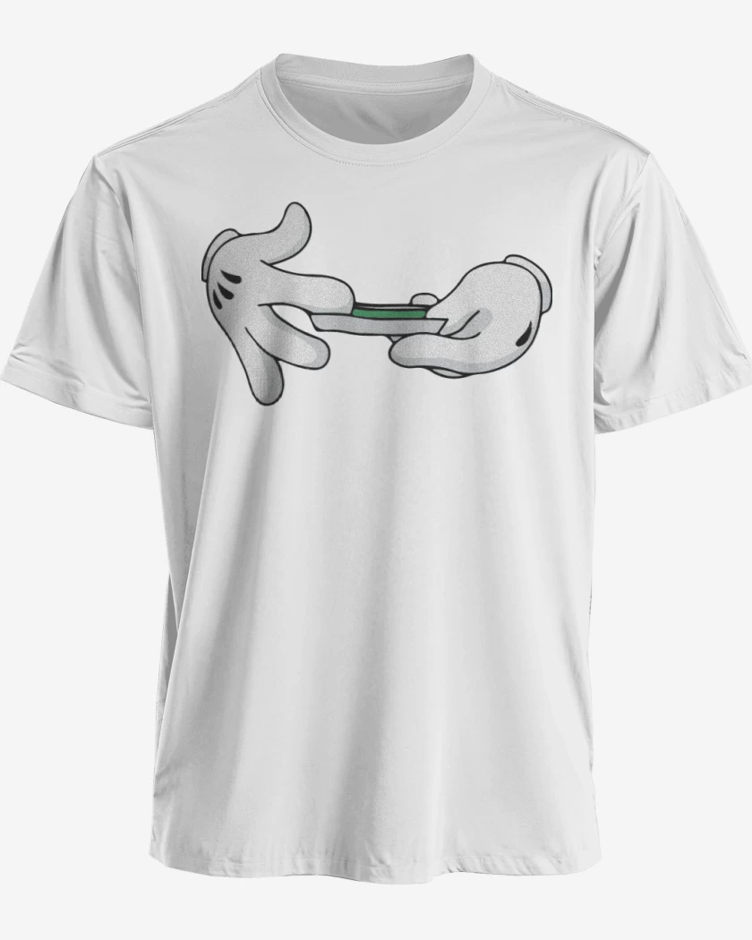 Polera premium Blanco de Mickey Hands - 1