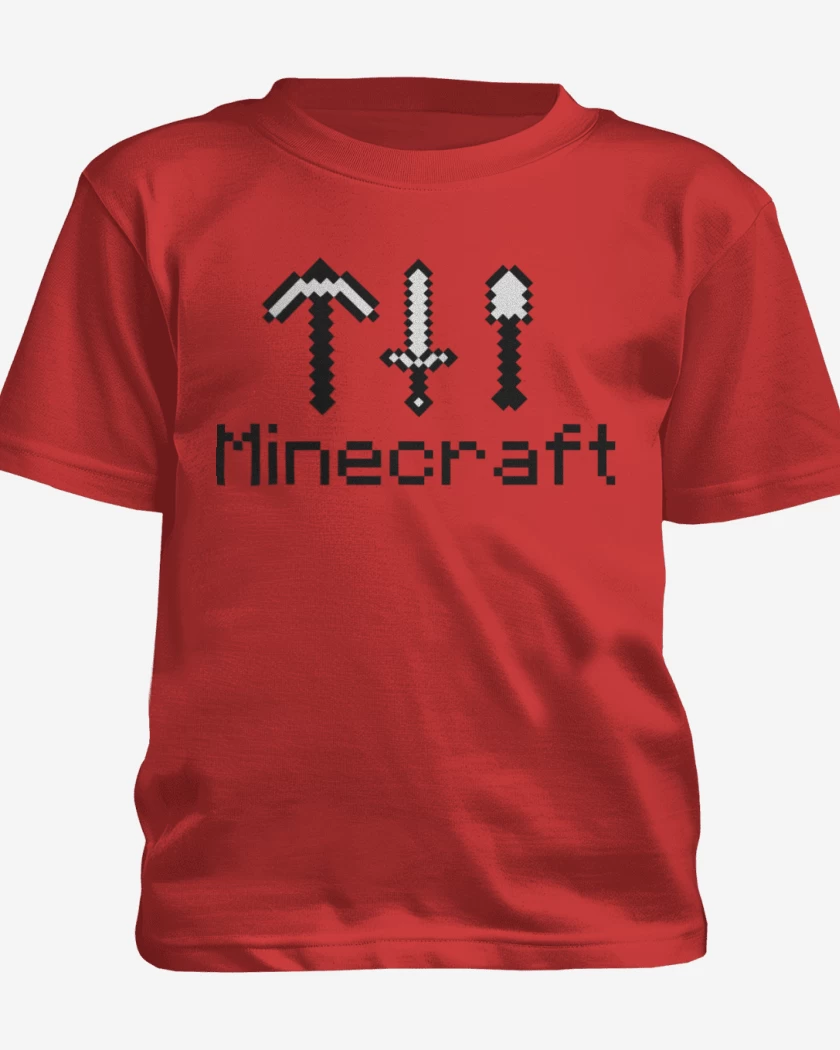 Polera de niño Rojo de Minecraft - Items