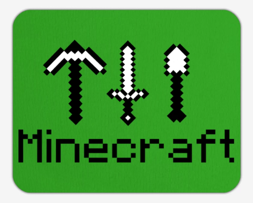 Mousepad Verde jade de Minecraft - Items