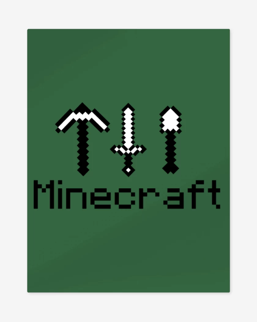 Print metalico Verde jade de Minecraft - Items