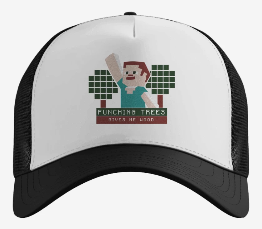 Gorro Minecraft - Punching Tress
