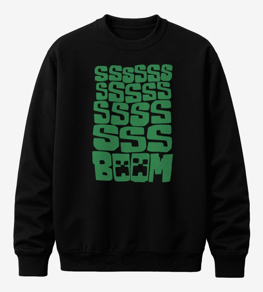 Poleron polo Minecraft - SSSSS BOOM