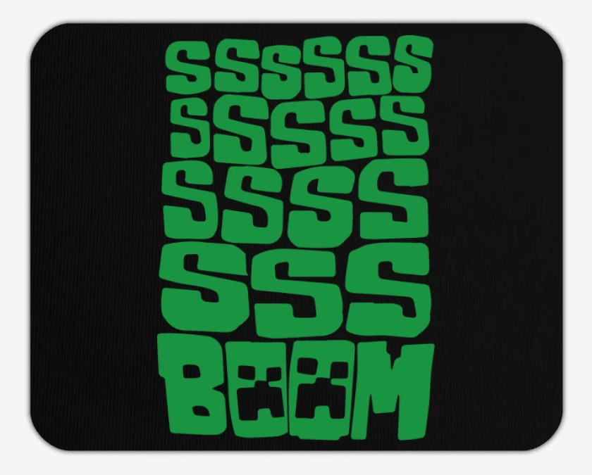 Mousepad Minecraft - SSSSS BOOM