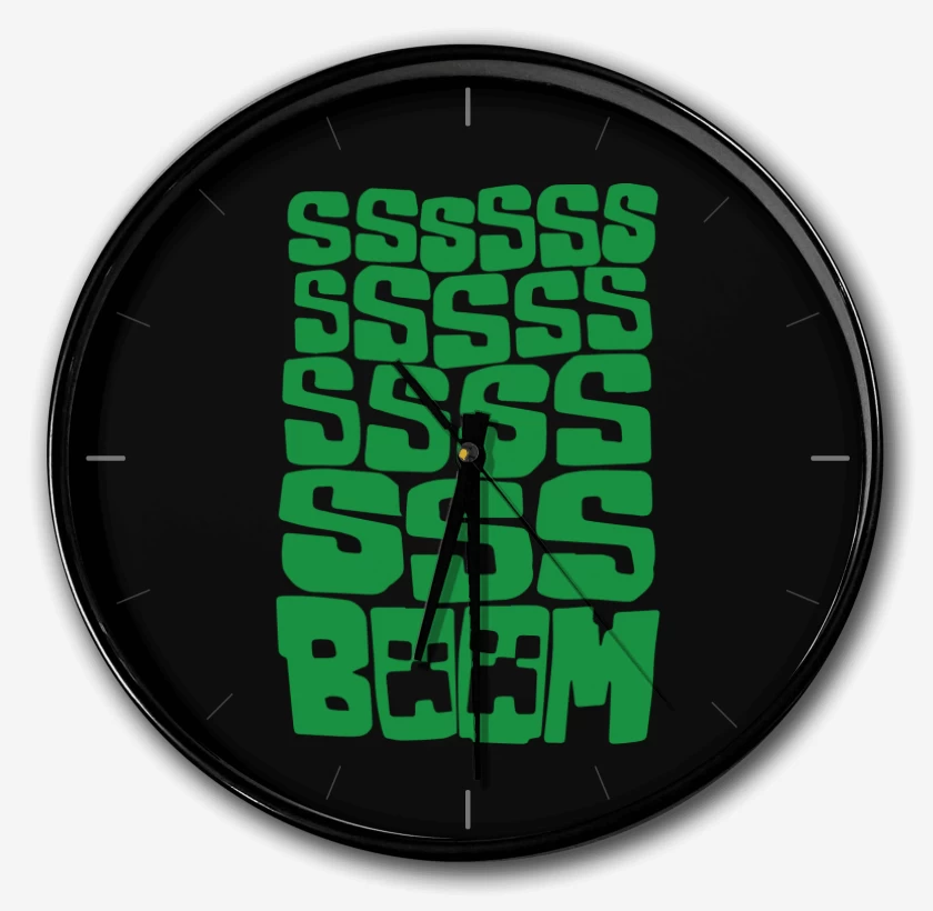 Reloj Minecraft - SSSSS BOOM